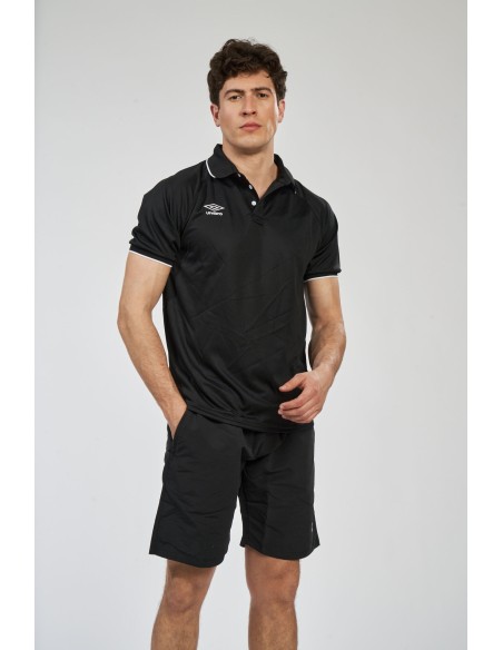 Polo Umbro Unisex Torch Negro Adulto