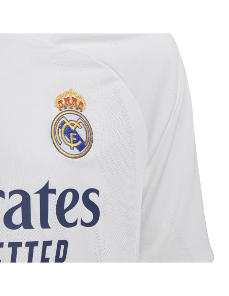 Camiseta Real Madrid Home Youth Kit Junior bLANCO