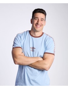 Camiseta Umbro Porta Taped Tee Lightblue