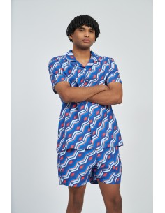 camisa umbro hombre printed quetzal azul 2