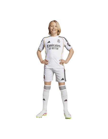 Conjunto Adidas Real Madrid 25/26 1ª Equipación Blanca