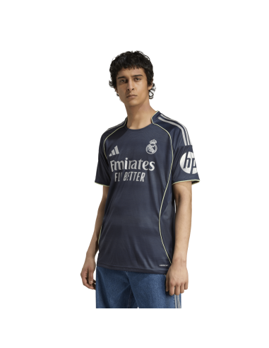 Camiseta Adidas Hombre Real Madrid 25/26 2ª Equipación Marino