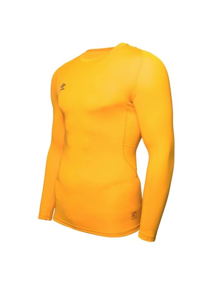 Camiseta Térmica Core LS Umbro Junior Amarilla