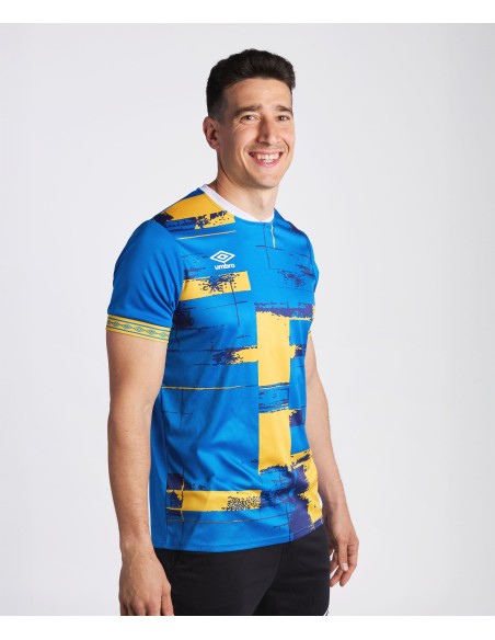 Camiseta Umbro Infimaya Azul Royal / Azul Marino / Amarillo