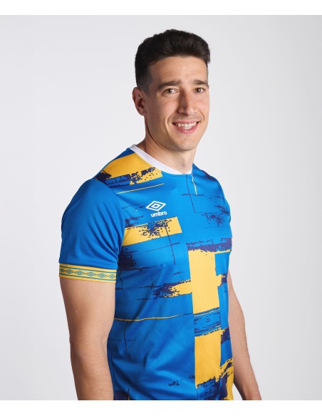 Camiseta Umbro Infimaya Azul Royal / Azul Marino / Amarillo