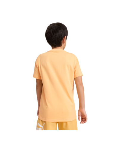 Camiseta Puma Niño Logo Naranja