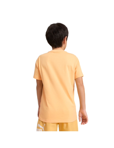 Camiseta Puma Niño Logo Naranja