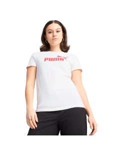 Camiseta Puma Mujer Logo Blanca