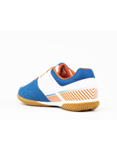 Zapatilla de Fútbol Sala II Pro White / Tangerine Tango / Regal Blue 2