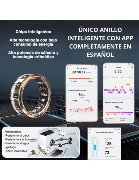 Anillo Inteligente Smartia Básico Plata
