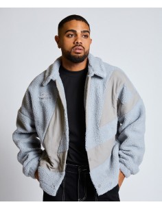 CHAQUETA POLAR UMBRO FLEECE COACH JACKET HARBOR MIST / ULTIMATE GREY