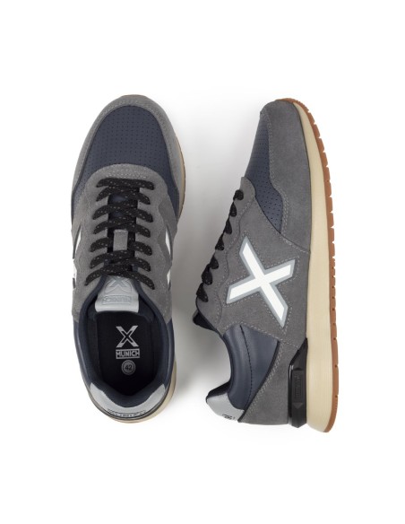Zapatilla Munich Hombre Dash Premium Gris