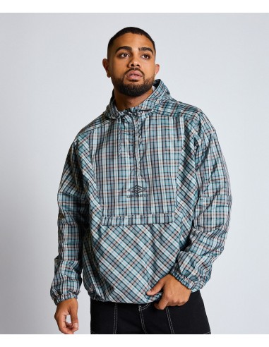 CHAQUETA UMBRO CHECKED CAGOULE GREY / BLUE CHECK