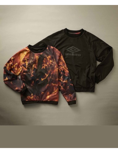 SUDADERA REVERSIBLE UMBRO REVERSIBLE CREW TOP BLACK
