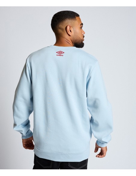 SUDADERA UMBRO TALA SWEAT SKY BLUE / WHITE / CHILLY PEPPER