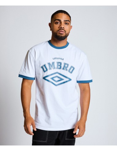 CAMISETA UMBRO TALA T-SHIRT WHITE / ULTIMATE GREY / NAVY