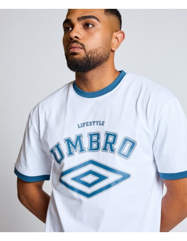 CAMISETA UMBRO TALA T-SHIRT WHITE / ULTIMATE GREY / NAVY