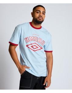 CAMISETA UMBRO TALA T-SHIRT SKY BLUE / WHITE / CHILLY PEPPER