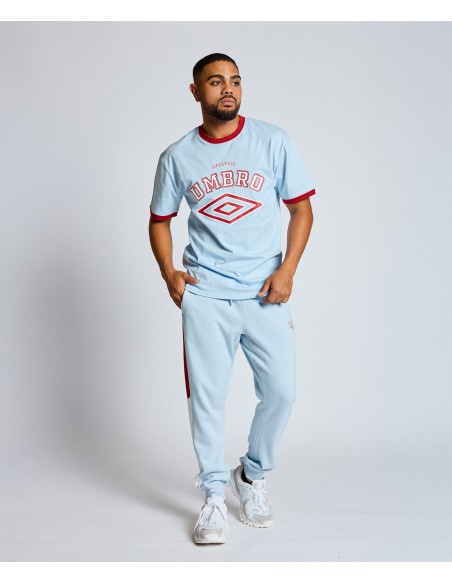 CAMISETA UMBRO TALA T-SHIRT SKY BLUE / WHITE / CHILLY PEPPER