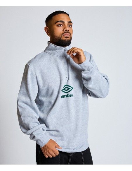 SUDADERA UMBRO TALA HALF ZIP ULTIMATE GREY / STORM