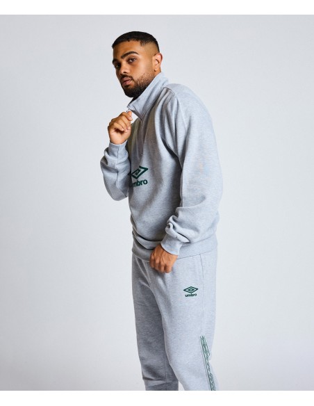SUDADERA UMBRO TALA HALF ZIP ULTIMATE GREY / STORM