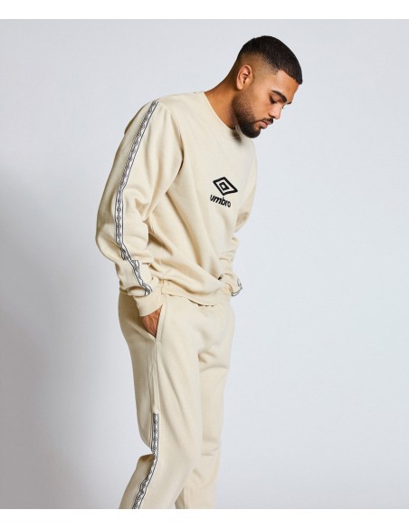 SUDADERA UMBRO TAPE SWEAT DUNCAN BEIGE / BLACK