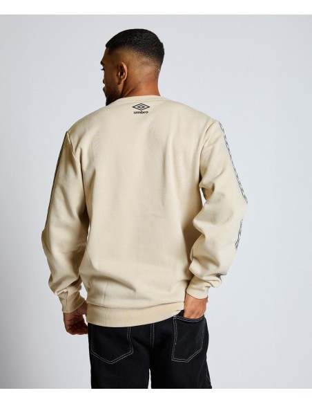 SUDADERA UMBRO TAPE SWEAT DUNCAN BEIGE / BLACK