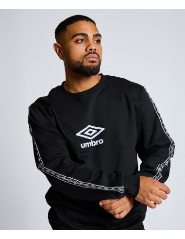 SUDADERA UMBRO TAPE SWEAT BLACK / WHITE