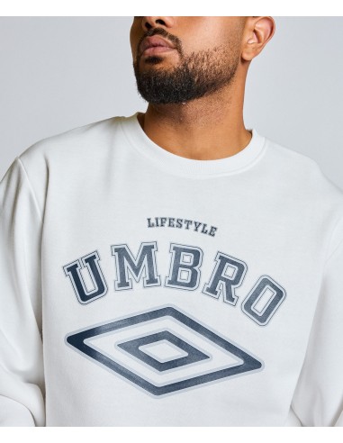 SUDADERA UMBRO TALA SWEAT WHITE / ULTIMATE GREY / NAVY