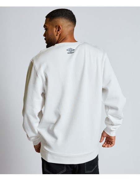 SUDADERA UMBRO TALA SWEAT WHITE / ULTIMATE GREY / NAVY