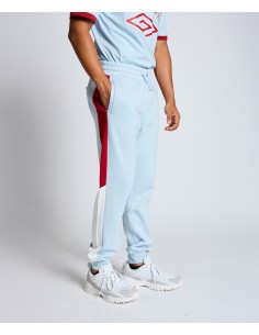PANTALÓN UMBRO TALA JOGGER SKY BLUE / WHITE / CHILLY PEPPER