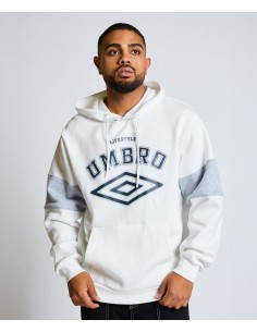 SUDADERA UMBRO TALA HOODIE - JUNIOR - WHITE / ULTIMATE GREY / NAVY