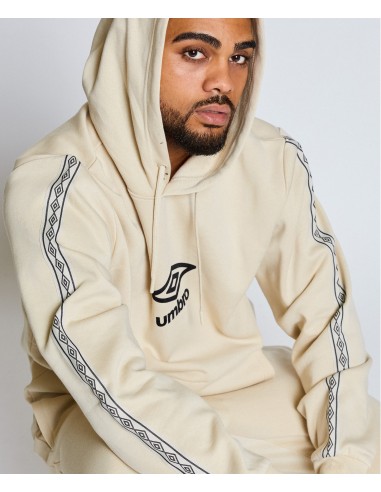 SUDADERA UMBRO TAPE HOODIE DUNCAN BEIGE / BLACK