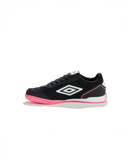 BOTA DE FÚTBOL SALA UMBRO SALA STREET III  BLACK / WHITE / PINK LEMONADE