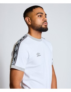 CAMISETA UMBRO TAPED TEE BRILLIANT WHITE 2