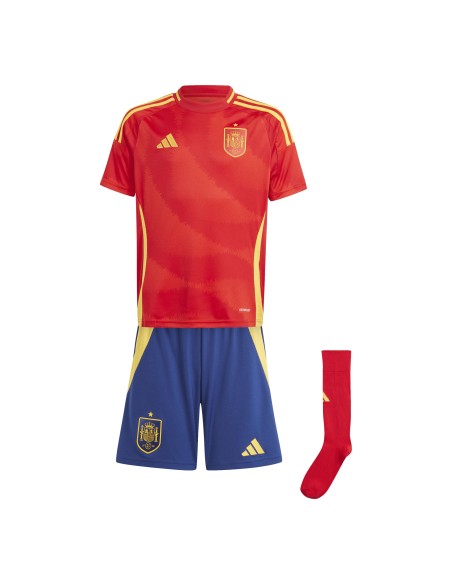 Conjunto Adidas Niño Selección Española 1ª Eurocopa 24 Roja