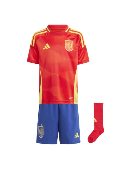 Conjunto Adidas Niño Selección Española 1ª Eurocopa 24 Roja