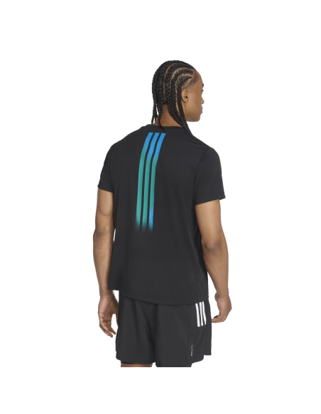 Camiseta Adidas Hombre Performance Negra