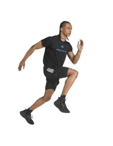 Camiseta Adidas Hombre Performance Negra