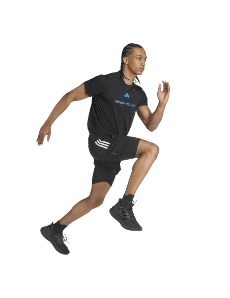 Camiseta Adidas Hombre Performance Negra