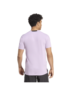 Camiseta Adidas Hombre Performance Malva 2
