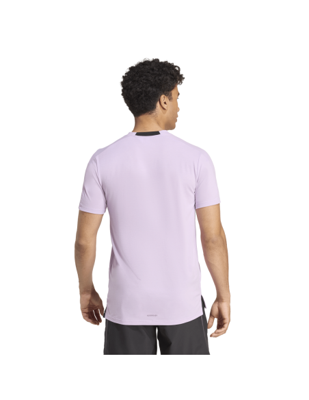 Camiseta Adidas Hombre Performance Malva