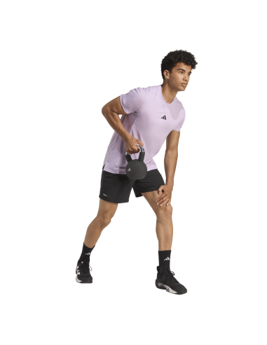 Camiseta Adidas Hombre Performance Malva