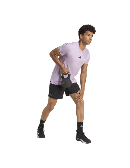 Camiseta Adidas Hombre Performance Malva