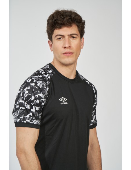 Camiseta Kabele Umbro Junior Negra / Blanca