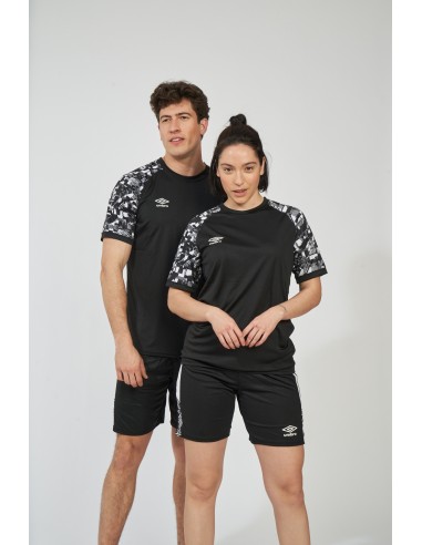 Camiseta Kabele Umbro Junior Negra / Blanca