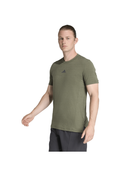 Camiseta Adidas Hombre Performance Verde