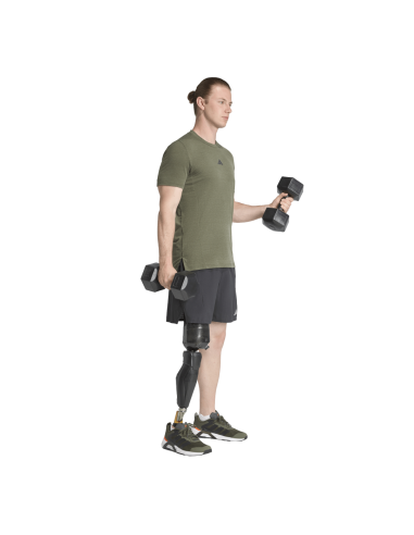 Camiseta Adidas Hombre Performance Verde