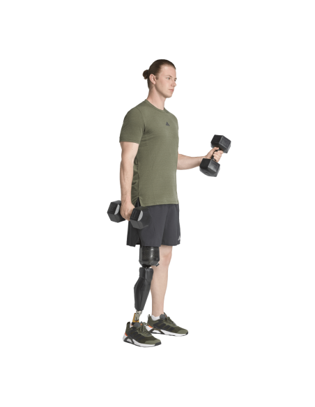 Camiseta Adidas Hombre Performance Verde