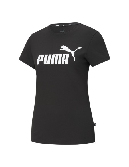 Camiseta Puma Mujer Logo Negra